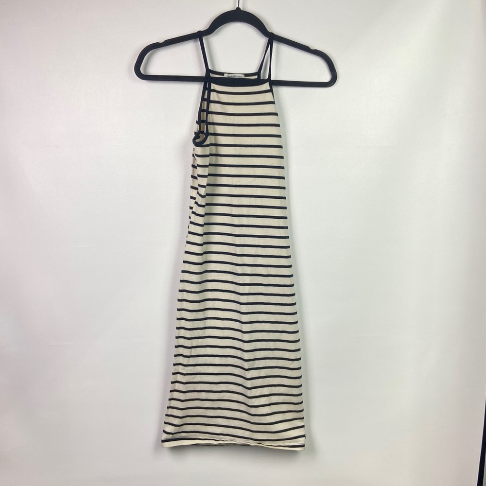 CHARLOTTE RUSSE Sm Black/White Striped Dress